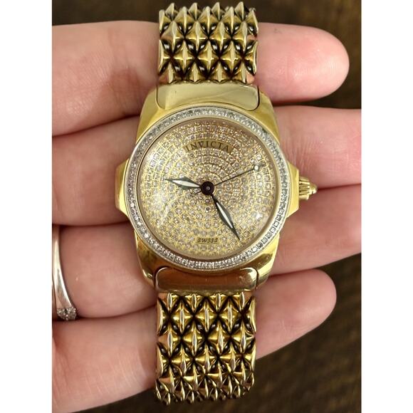 INVICTA WOMEN'S 3 CARAT DIAMOND SWISS QUARTZ WATCH MODEL 2973 LE 644/1200 - Picture 1 of 7